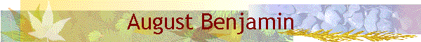 August Benjamin